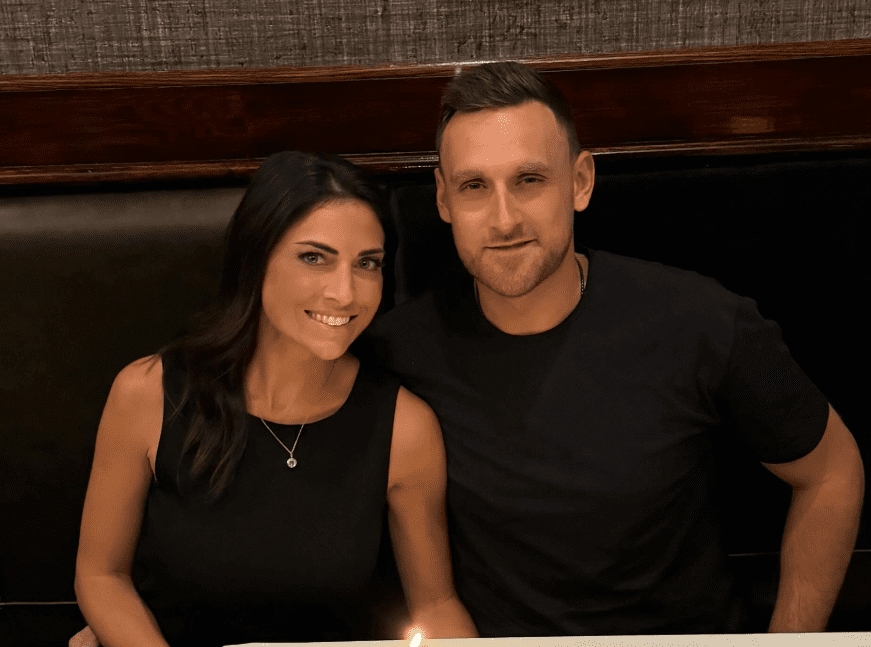 Jenny Dell with her Husband