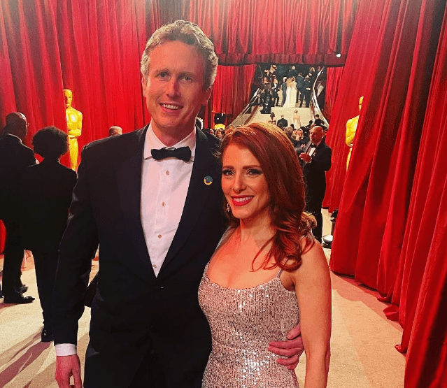 Julia Boorstin with her Husband