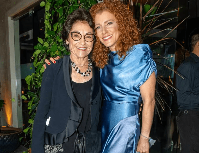 Julia Boorstin with her Mother