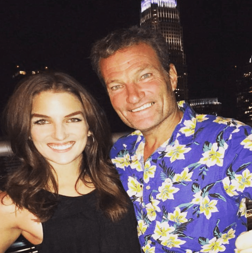 KC Sherman with her Father