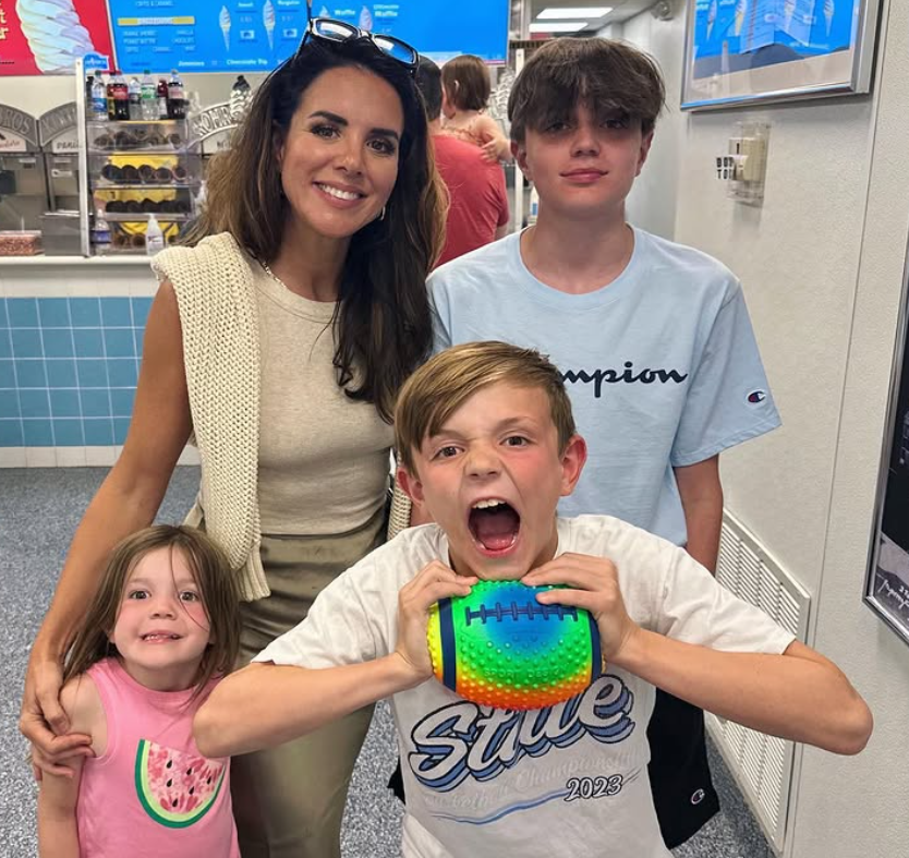 Kate Bilo with her Kids