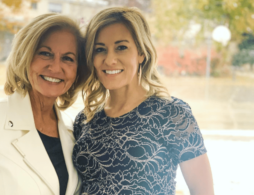 Kristen Van Dyke with her Mother