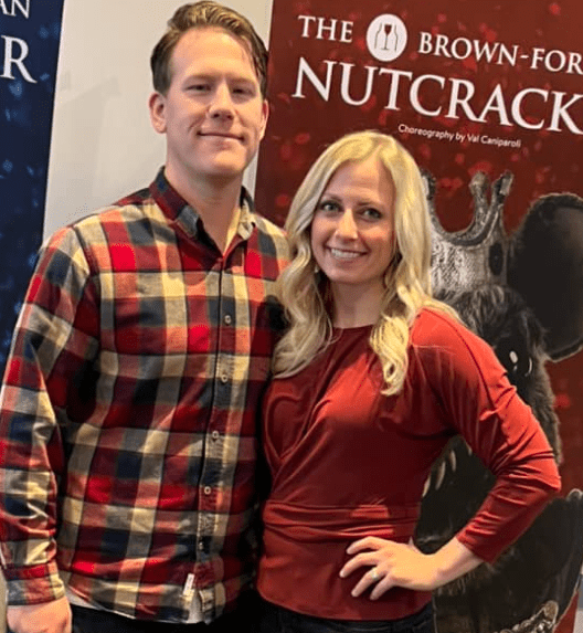 Kristin Walla with her Husband