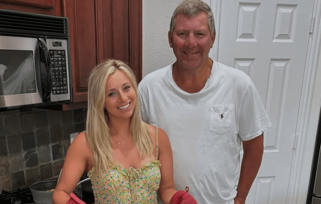 Lauren Bostwick with her Father