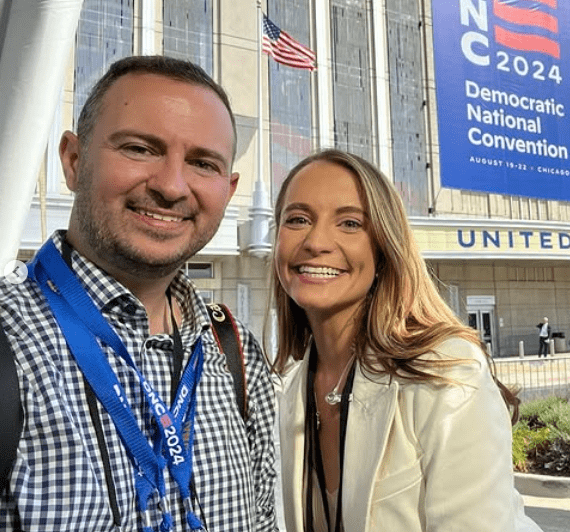 Megan Cassella with her Brother