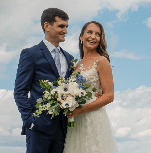 Megan Cassella with her Husband