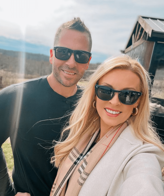 Sharla McBride with her Husband