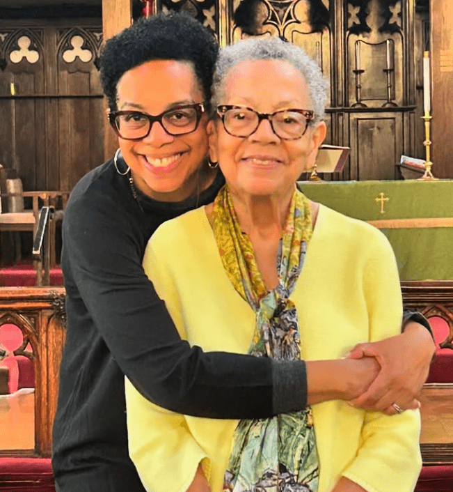 Sharon Epperson with her Mother