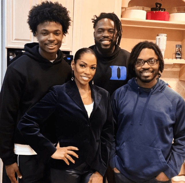 Shawn Yancy with her Three son