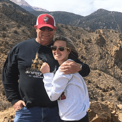 Taylor Bishop with her Father