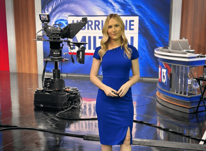 Valerie Mills in the Studio