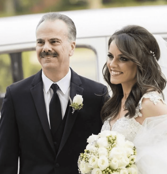 Andrea Grymes with her Father