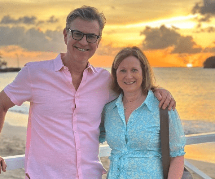 Dick Brennan with his Wife