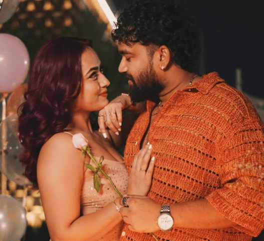 Divya Mistry with Ronit