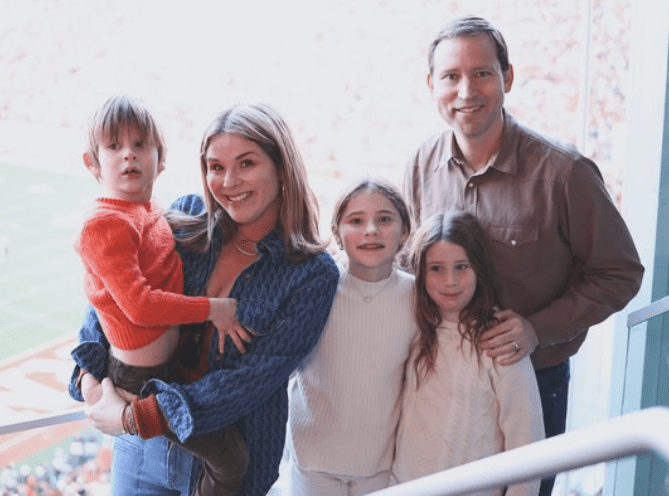 Jenna Bush Hager with her Husband and Kids