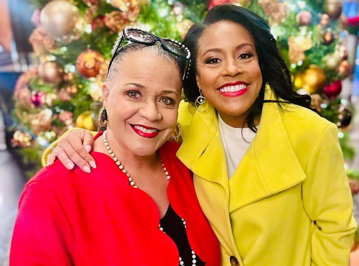 Sheinelle Jones with her Mother