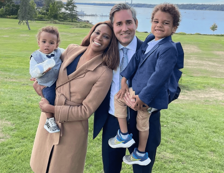 Zain Asher with her Husband and Sons