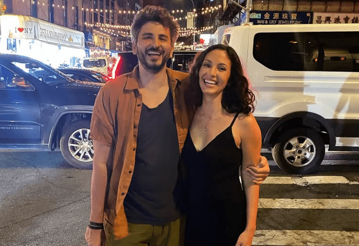 Ali Bauman with her Boyfriend