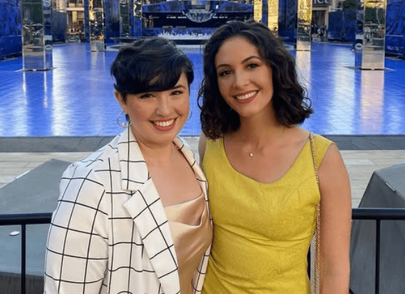 Ali Bauman with her Sister