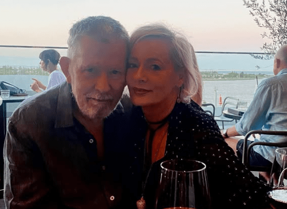 Amanda Keller with her Husband