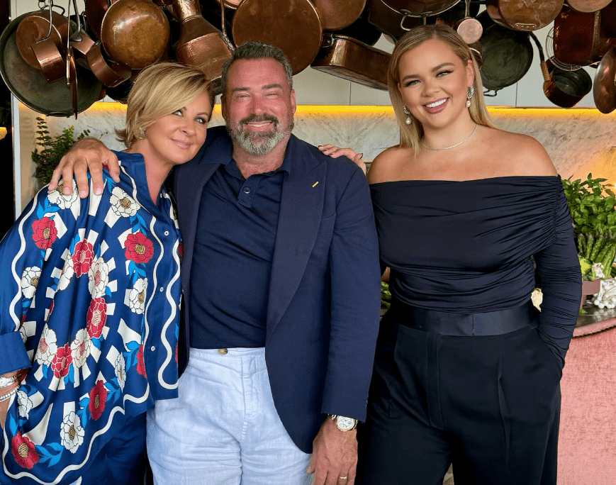 Chyka Keebaugh with her Husband and Daughter