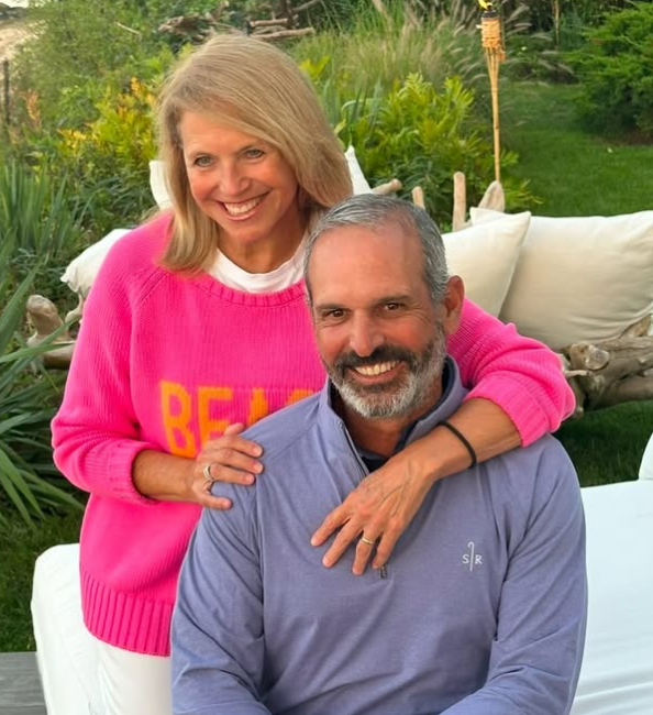 Katie Couric with her Husband