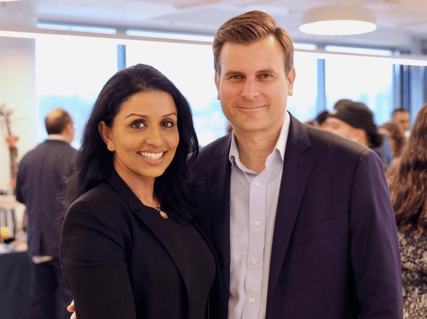 Kevin Peraino with his Wife