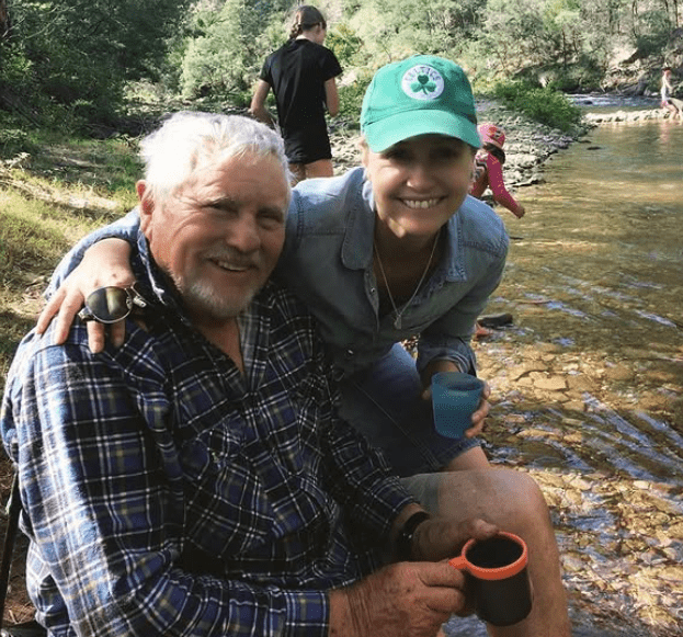 Livinia Nixon with her Father