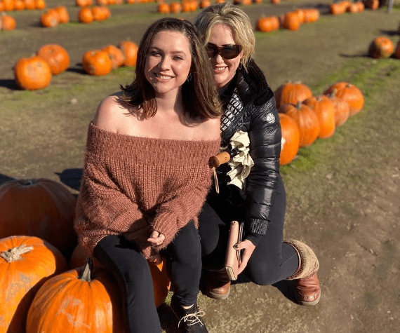 Liz Burch with her Mother
