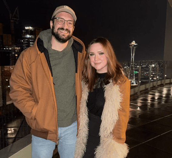 Liz Burch with her Partner