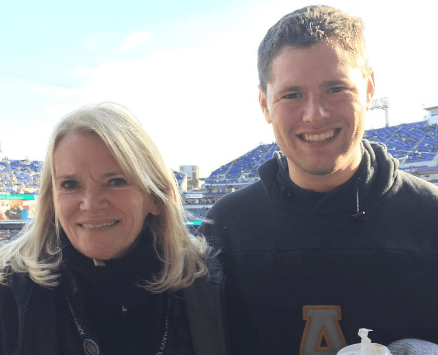 Martha Raddatz with her Son
