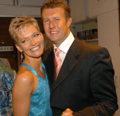 Peter Overton with his Wife