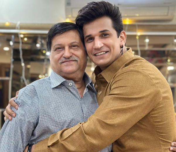 Prince Narula with his Father