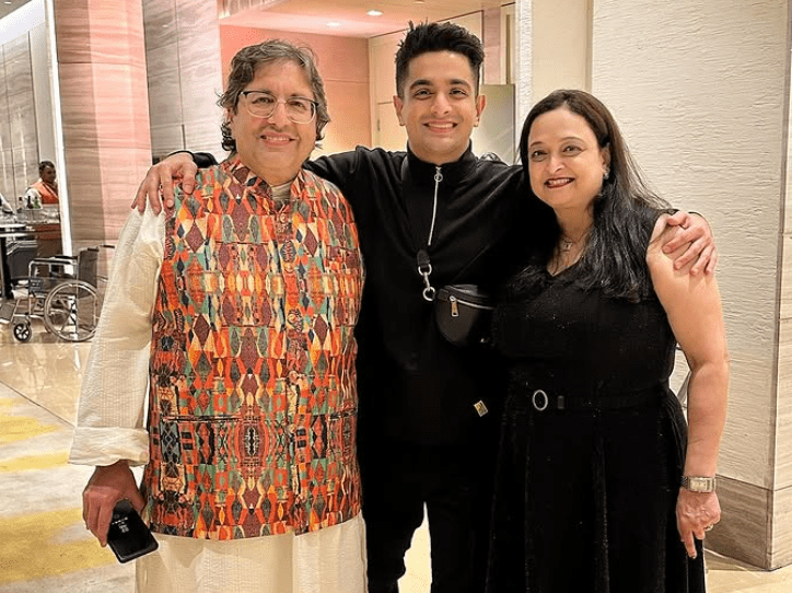 Ranveer Allahbadia with his Parents