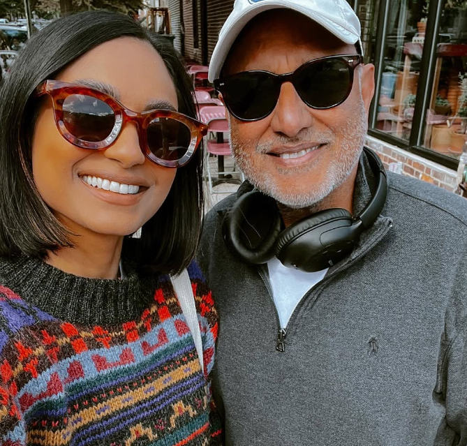 Shanelle Kaul with her Father