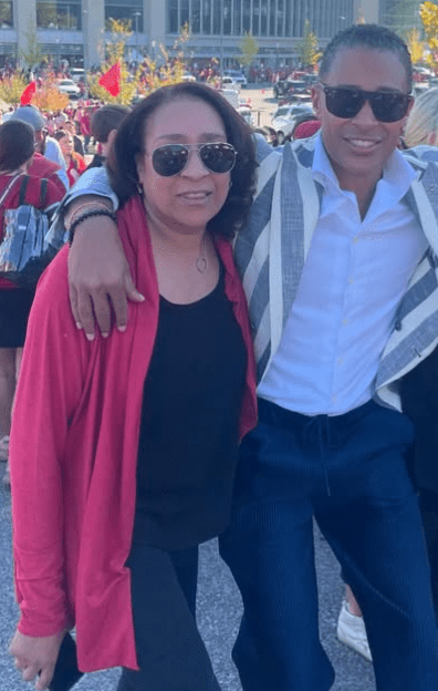 T. J. Holmes with his Elder Sister