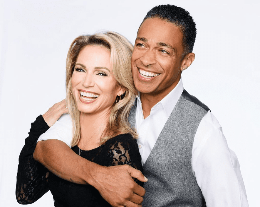 T. J. Holmes with his Girlfriend