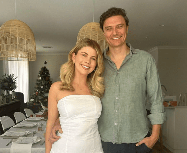 Adam Hegarty with his Partner