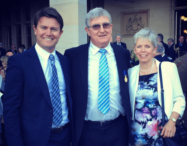 Alex Cullen with his Parents