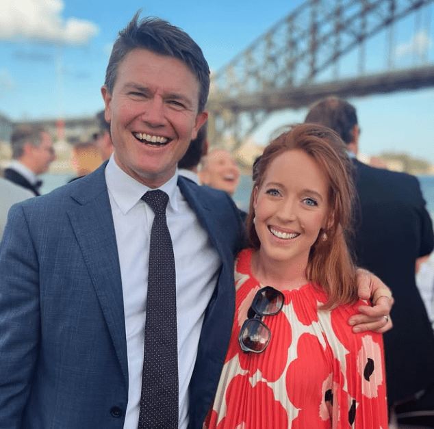 Alex Cullen with his Wife