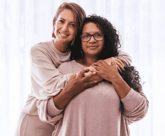 Brooke Boney with her Mother