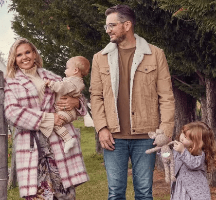 Edwina Bartholomew with her Husband and Kids