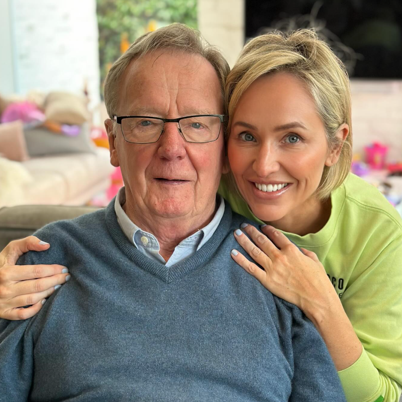 Fifi Box with her Father