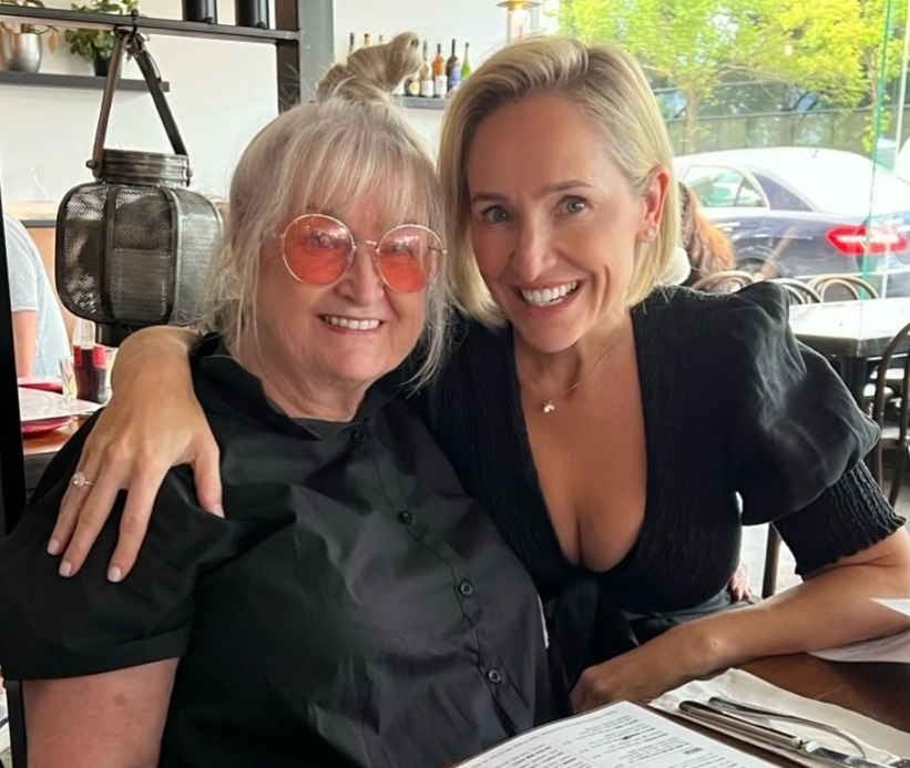 Fifi Box with her Mother 