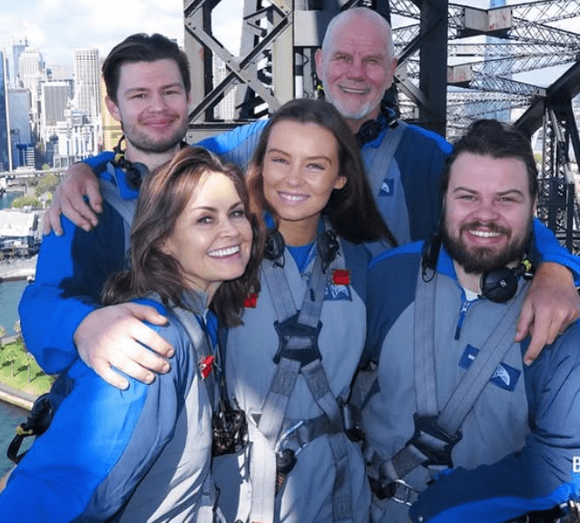 Lisa Wilkinson with her Husband, Sons and Daughter