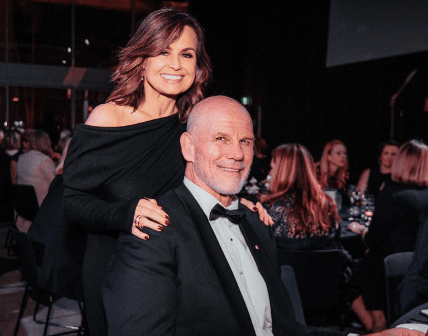 Lisa Wilkinson with her Husband