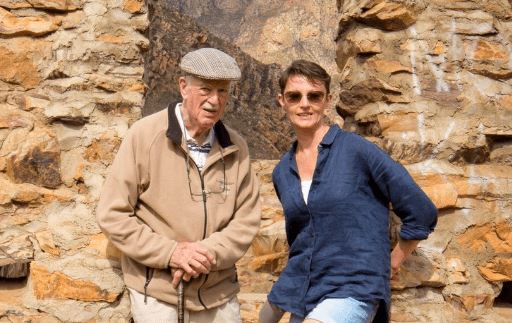 Mary Lloyd with her Father