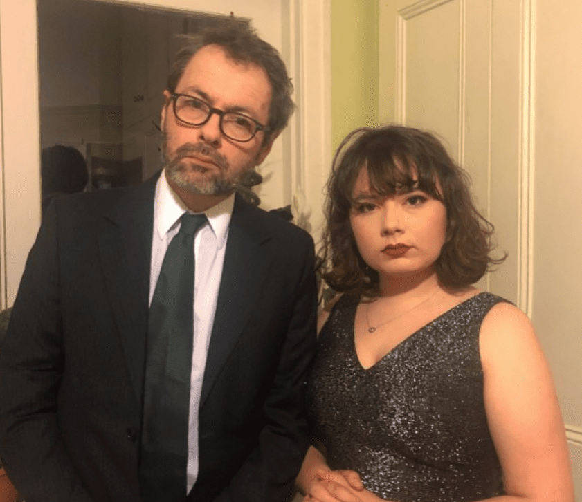 Matilda Boseley with her Father