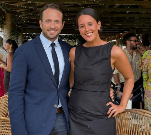 Matt Doran with His Wife