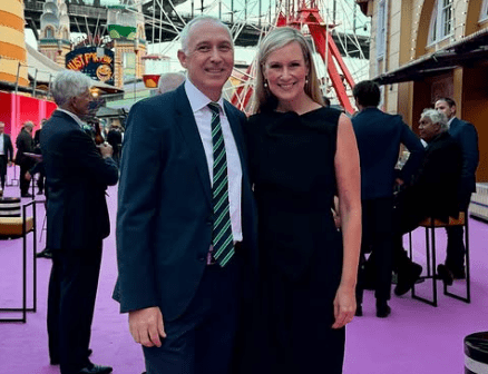 Melissa Doyle with her Husband